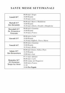 Intenzioni del 10/07/2023