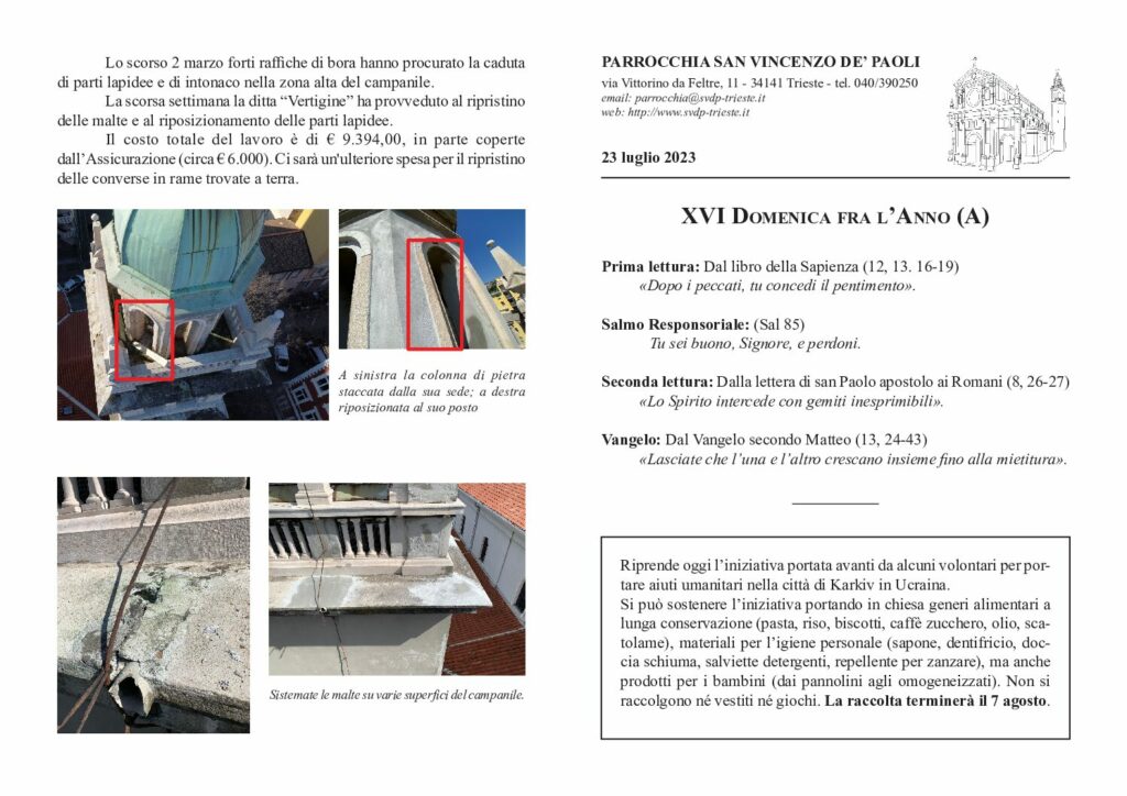 Avvisi del 23/07/2023
