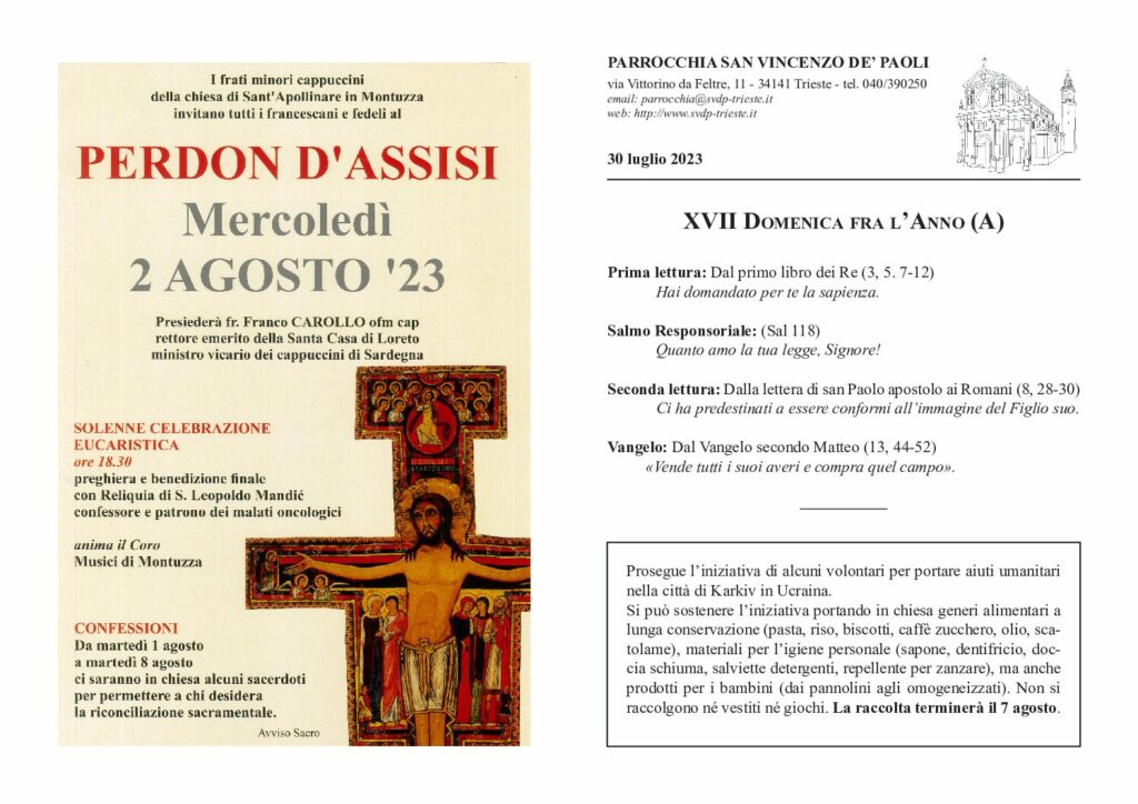 Avvisi del 30/07/2023
