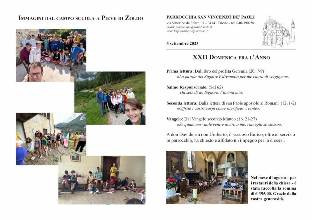 Avvisi del 03/09/2023