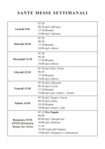 Intenzioni del 09/10/2023