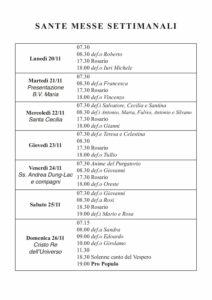 Intenzioni del 20/11/2023