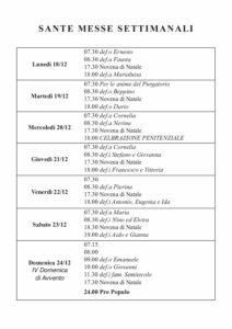Intenzioni del 18/12/2023