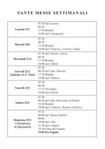Intenzioni del 19/02/2024
