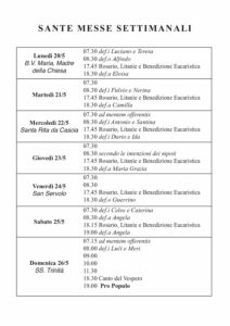 Intenzioni del 20/05/2024