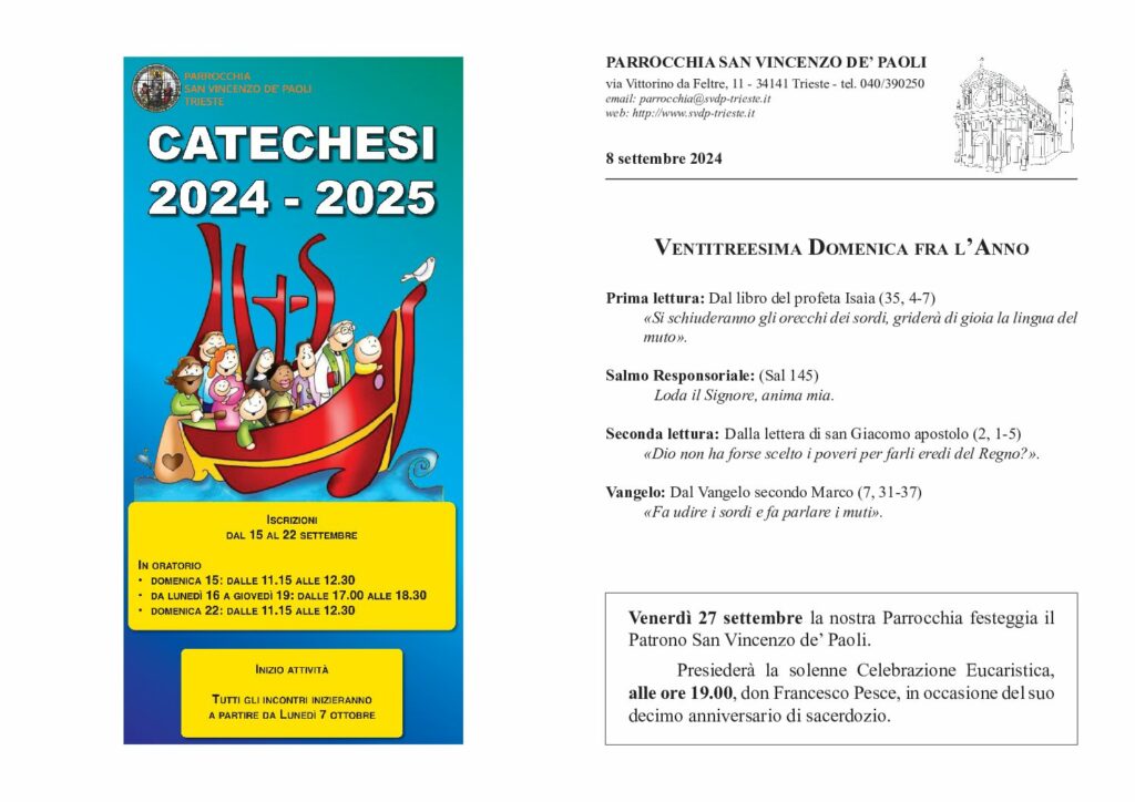 Avvisi del 08/09/2024