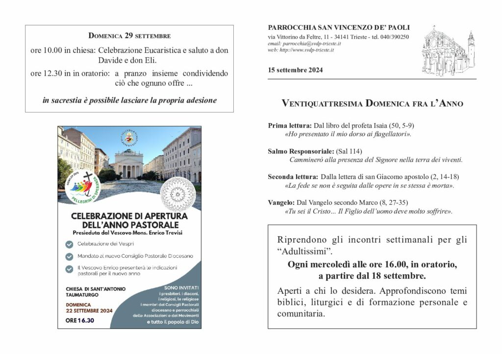 Avvisi del 15/09/2024