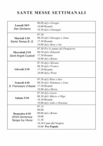 Intenzioni del 30/09/2024