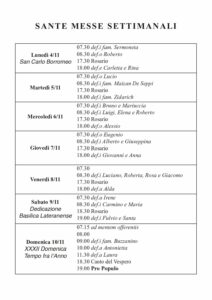 Intenzioni del 04/11/2024