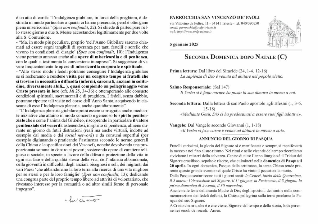 Avvisi del 05/01/2025
