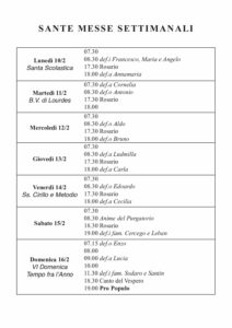 Intenzioni del 10/02/2025