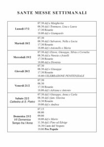 Intenzioni del 17/02/2025
