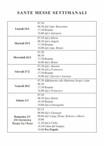 Intenzioni del 24/02/2025