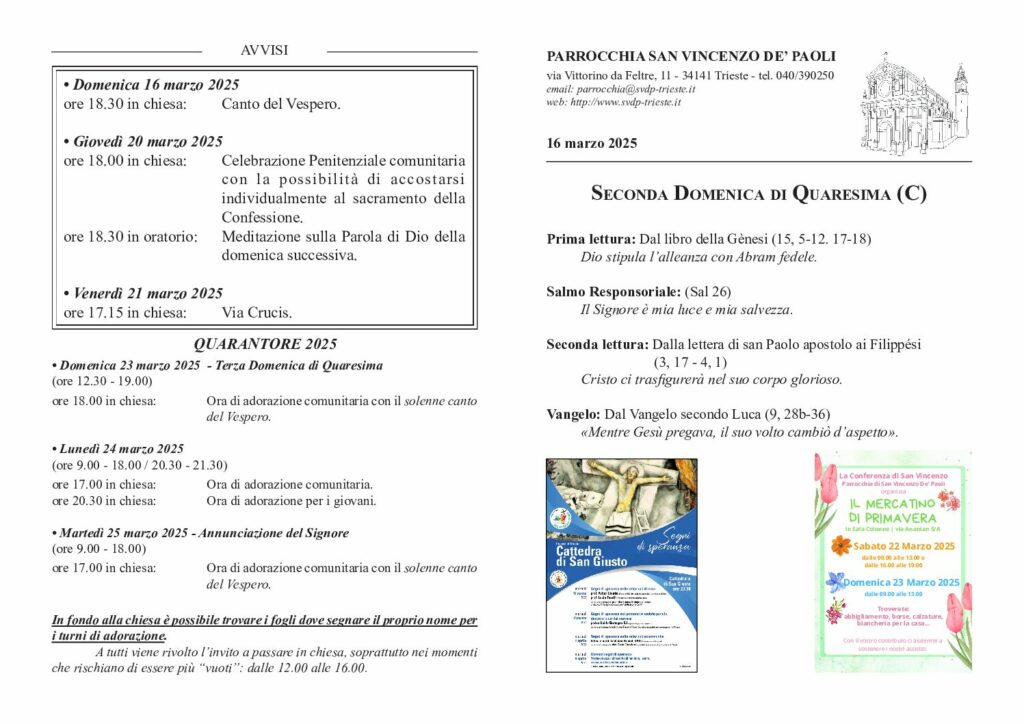 Avvisi del 16/03/2025