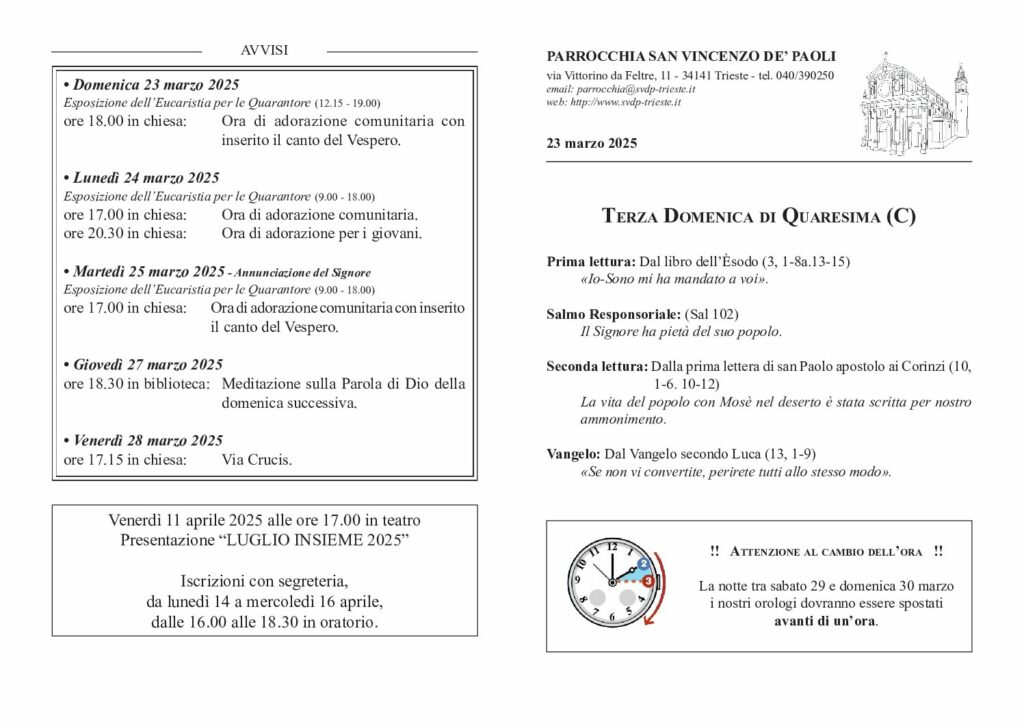 Avvisi del 23/03/2025