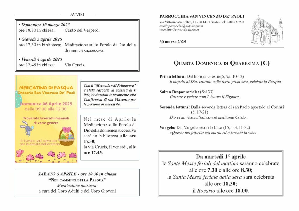 Avvisi del 30/03/2025