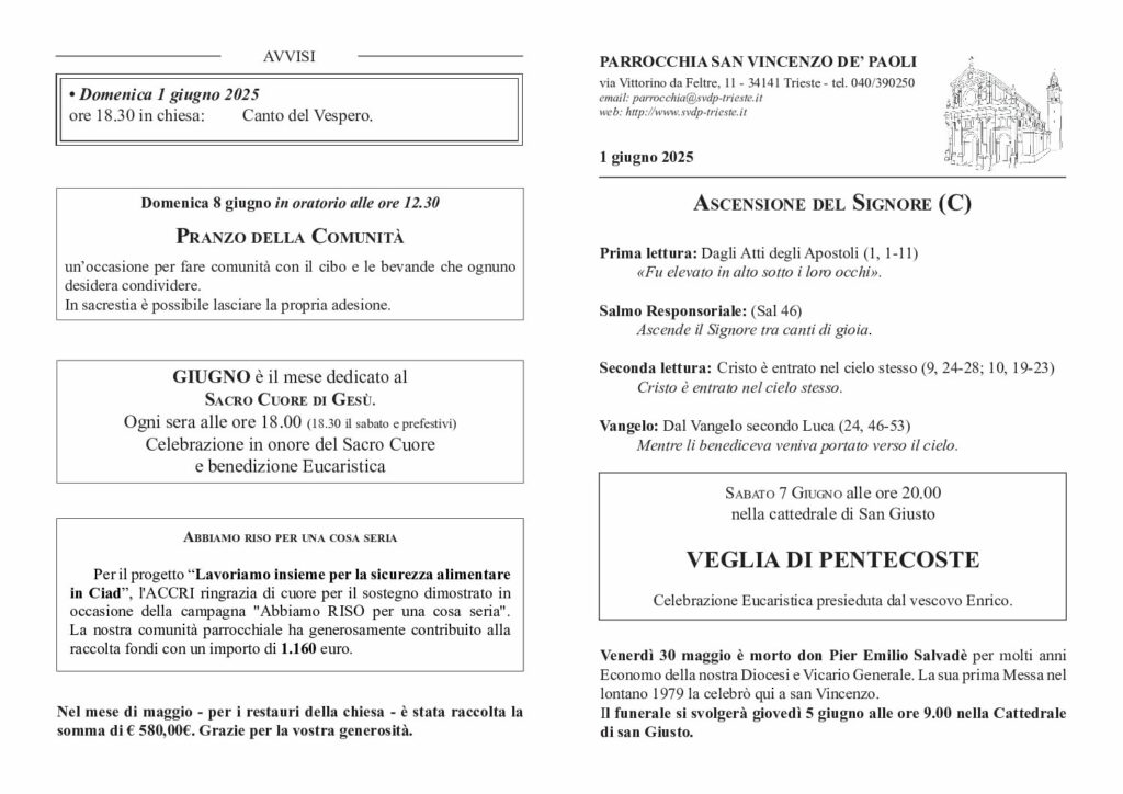 Avvisi del 01/06/2025