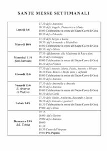 Intenzioni del 09/06/2025