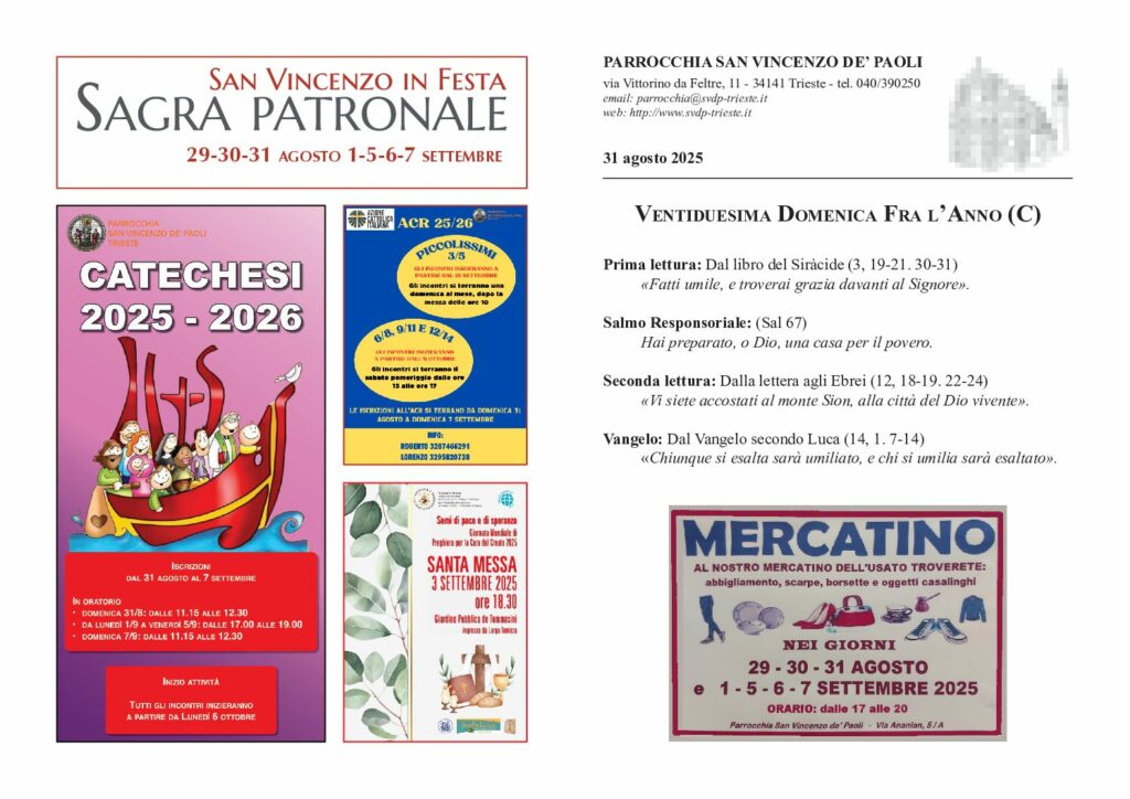 Avvisi del 31/08/2025