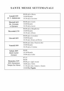 Intenzioni del 15/09/2025
