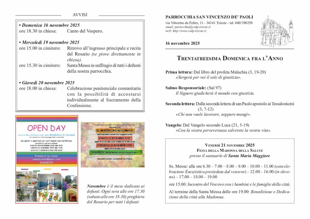 Avvisi del 16/11/2025