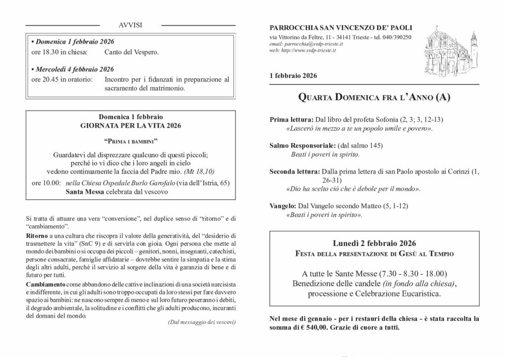 Avvisi del 01/02/2026