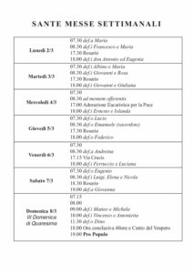 Intenzioni del 02/03/2026