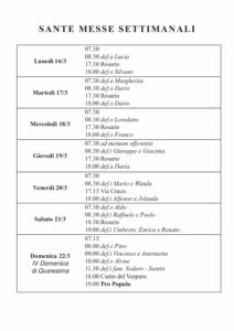 Intenzioni del 16/03/2026