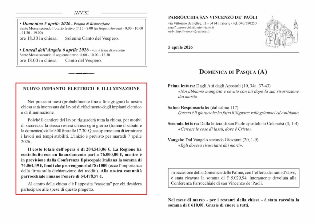 Avvisi del 05/04/2026