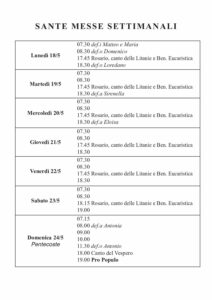 Intenzioni del 18/05/2026