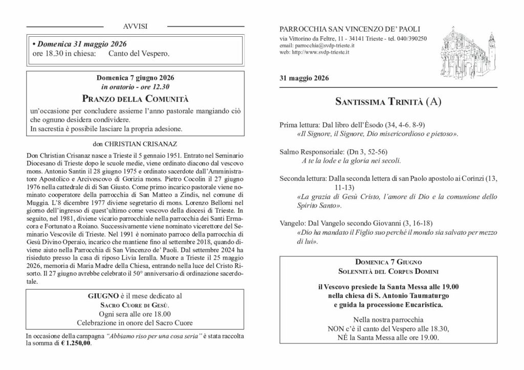 Avvisi del 31/05/2026